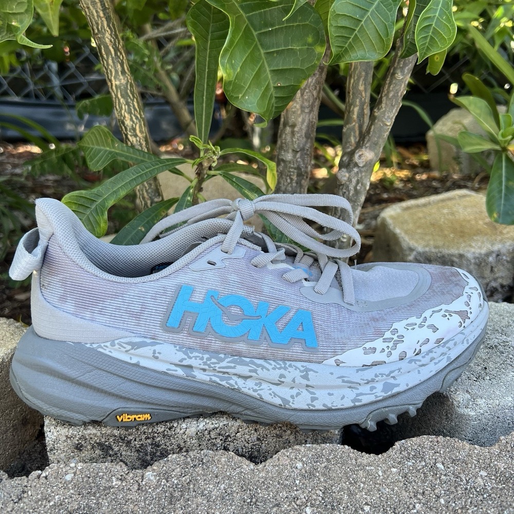 Hoka Speedgoat 6 1147811 SYST Stellar Grey/Asteroid Women's Size 7 B